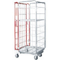 High capacity heavy duty rolling storage cart,ISO,CE certification(JS-TRC06)